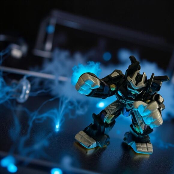 2007 Robot Heroes Movie Bumblebee vs. Barricade, Barricade Action Figure B9 - Picture 1 of 5